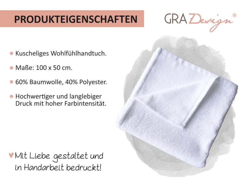 Handtuch Kinder personalisiert mit Namen, rosa Einhorn für Mädchen, kuscheliges Badetuch Duschtuch Strandtuch, Personalisiertes Geschenk Bild 3