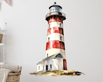 Sticker mural phare – Sticker mural autocollant pour salle de bain, carrelage et porte