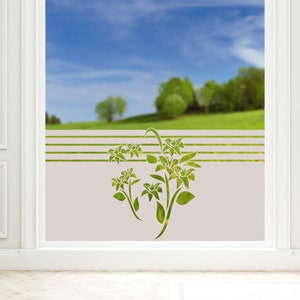 Fensterfolie Sichtschutzfolie Aufkleber Folie Wohnzimmer Sichtschutz Dekor  g419