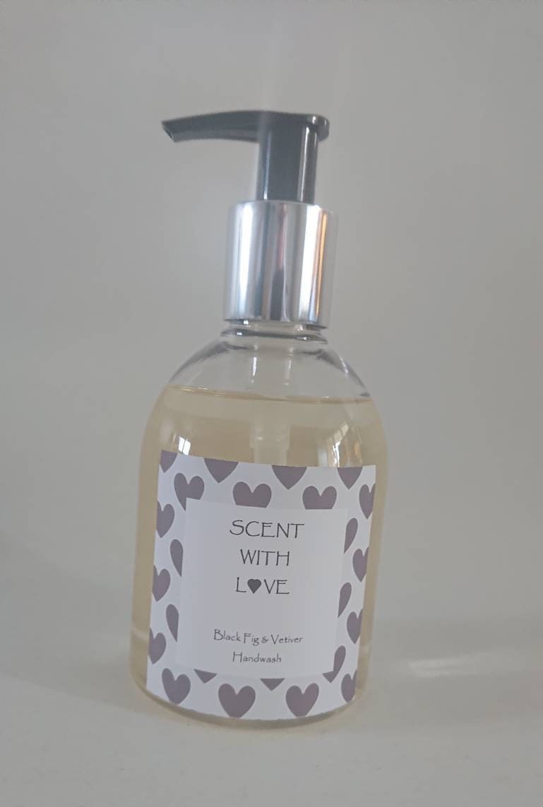 Luxury Hand Poured Black Fig Vetiver Hand/body Wash