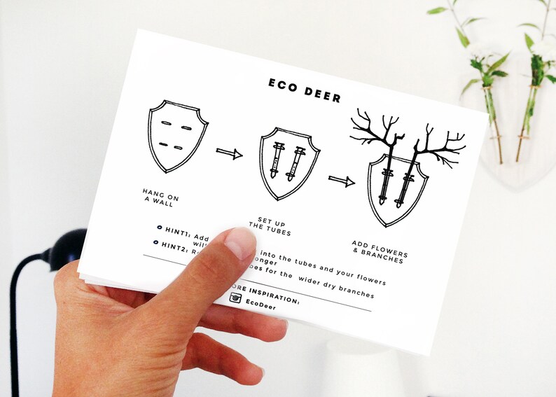 Test Tube Wall Vase Wall Decor Minimalist Vase Metal Vase Etsy