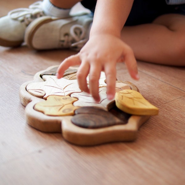 Wooden Leaf puzzle, Wooden puzzle