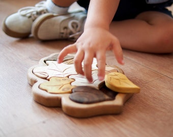 Wooden Leaf puzzle, Wooden puzzle