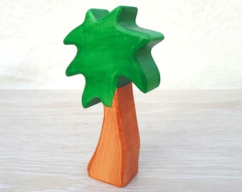 Wooden palm tree toy