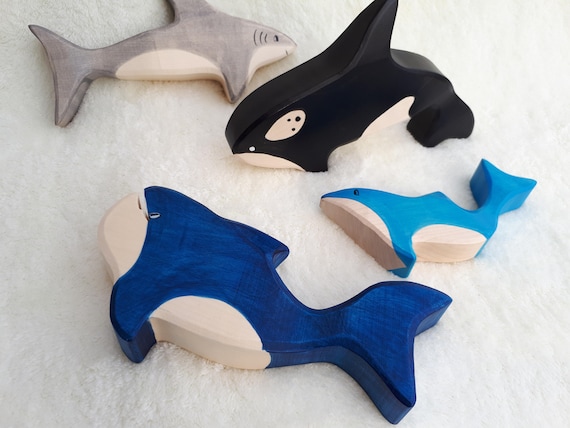 Safari Ltd. Whales TOOB - 10 Detailed Mini Plastic Whale Figurines Educational Ocean Toy