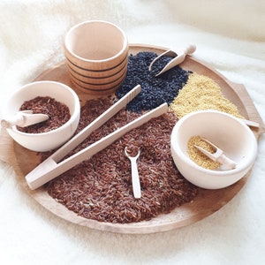Montessori Spielzeug, Sensory Bin Tools Kit, Sensory Kit, Waldorf Spielzeug