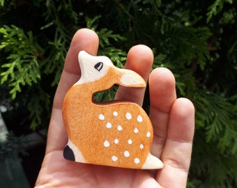 Baby deer, wooden baby deer, Bambi deer