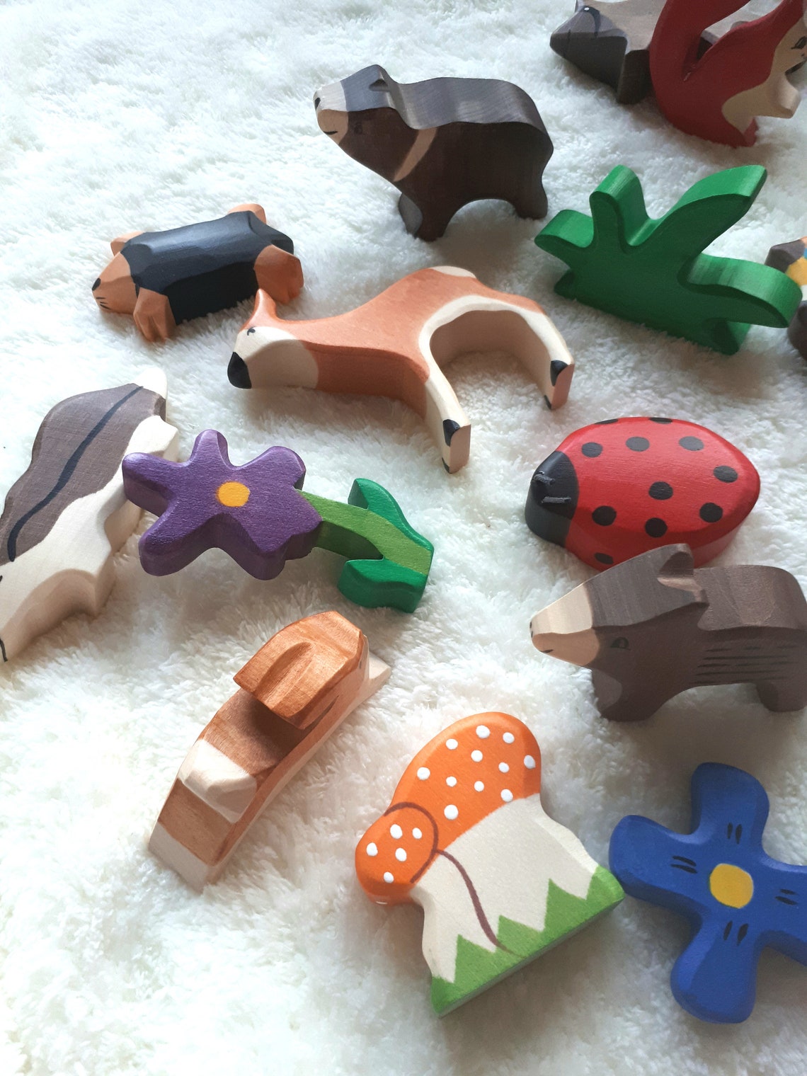 Waldorf Advent Calendar With Wooden Figures for Children Etsy