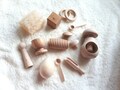 Baby basket, Baby gift set, Wooden Tactile Set, Large Treasure Basket, sensory toys product logo