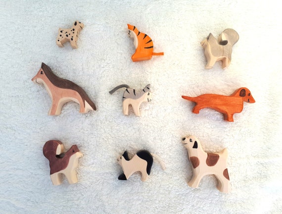juguetes de madera para perros