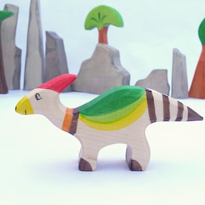 Wooden Dinosaur, Dino toys, Waldorf wood dino, pretend play toy, wooden toys, wooden Animals, Dinosaur toy, toys for kids, wooden dino