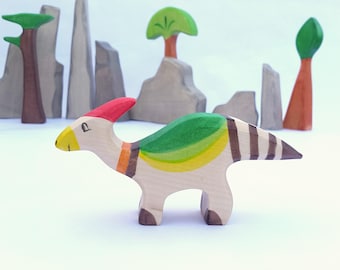 Wooden Dinosaur, Dino toys, Waldorf wood dino, pretend play toy, wooden toys, wooden Animals, Dinosaur toy, toys for kids, wooden dino