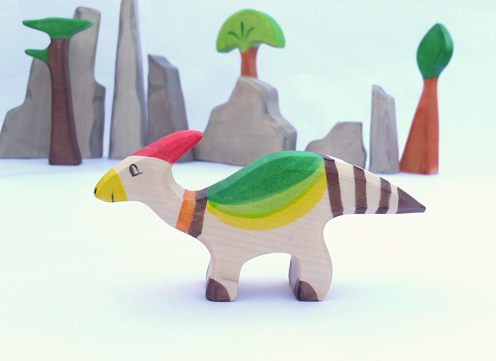 Wooden Ruler - Dino main image 1
