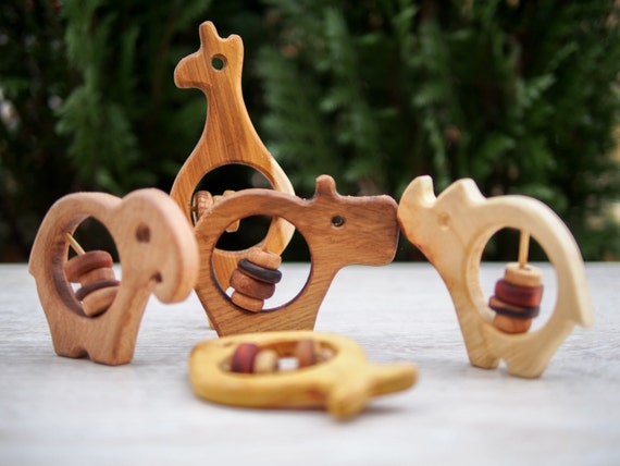 wooden rattle