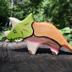 Wooden Dinosaur, Dino toys, Waldorf wood dino, pretend play toy, wooden toys, wooden Animals, Dinosaur toy, toys for kids, wooden dino