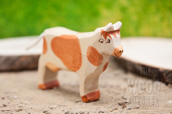 SEVI Geschenk für Kinder  *NEU* Bauernhof Zoo Tiere pielzeug aus Holz 