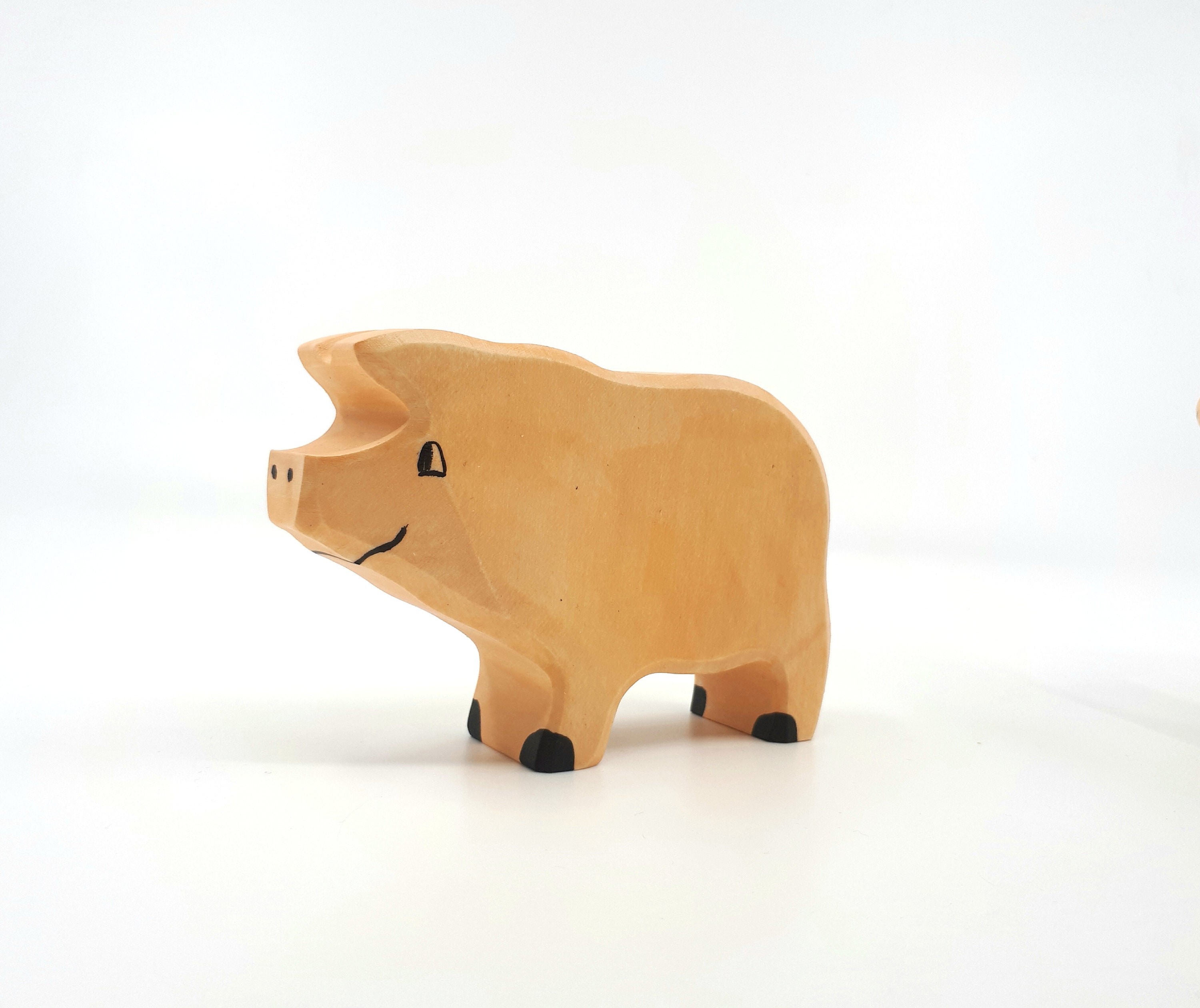 Pig Wooden Toy Farm Animal