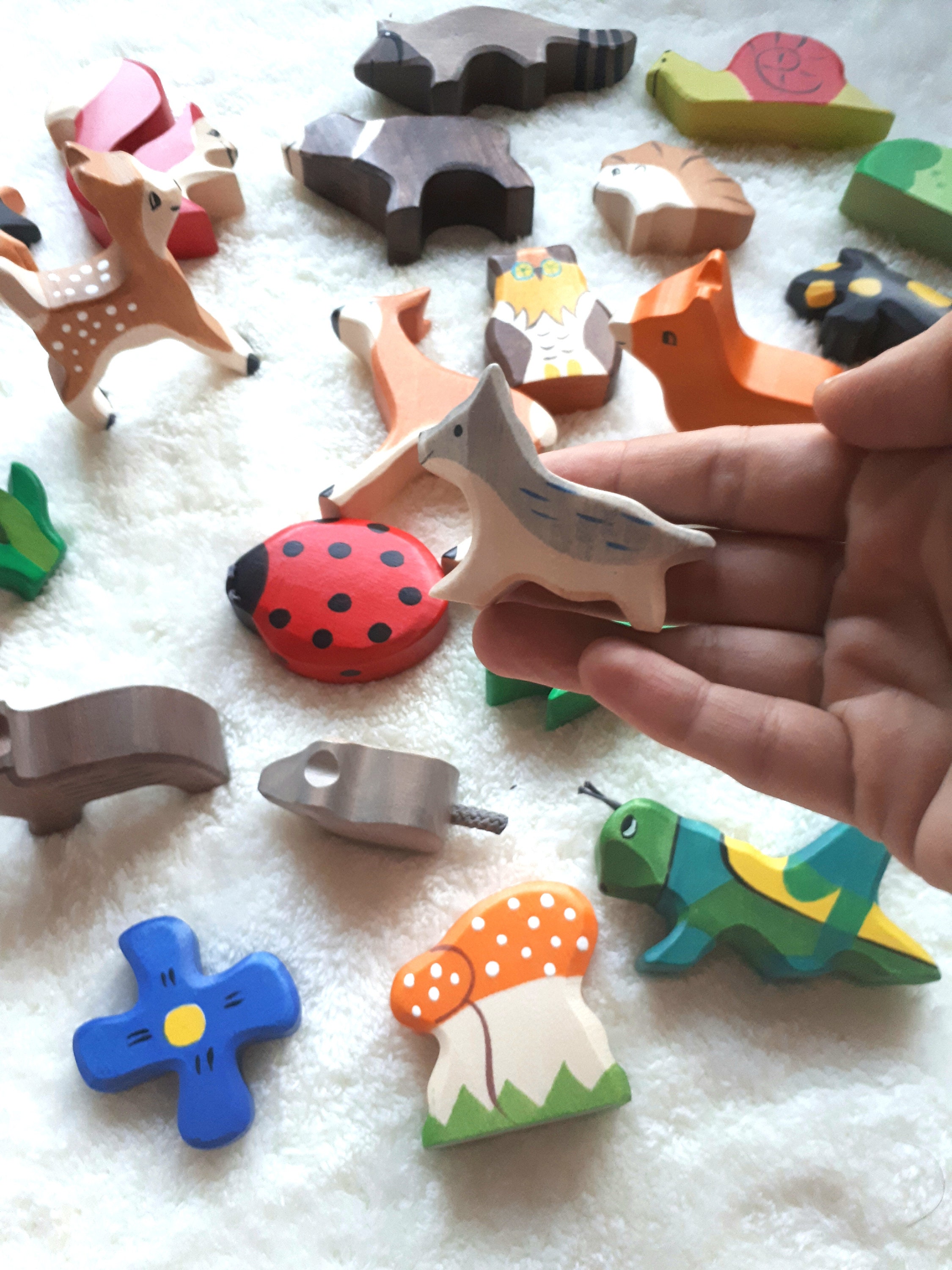 Waldorf Advent Calendar With Wooden Figures for Children Etsy