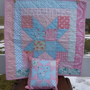 Doll Quilt and Pillow