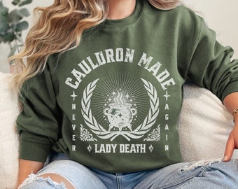 ACOSF Cauldron Blessed Shirt, Nesta Archeron, Lady Death Shirt, Valkyries Shirt, Dead Trove, Bookish Gift For Her, ACOTAR Crewneck