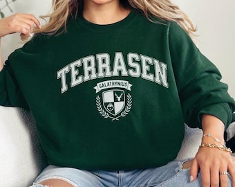 Terrasen Sweatshirt, Throne of Glass, Bookish Fantasy Crewneck