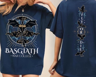 Camiseta Fourth Wing Dragon Rider, camiseta Bookish Basgiath War College