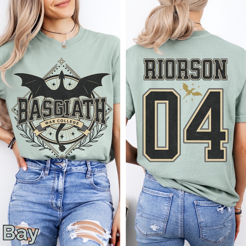 Fourth Wing Basgiath War College Comfort Colors T-shirt, shirt Dragon Rider Bay