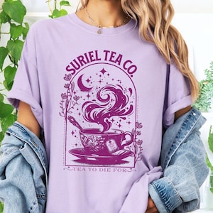 Suriel Tea Company Shirt, ACOTAR Velaris Shirt, A Court Of Thorns And Roses Merch, Bookish Gift For Her, Suriel Tea T-Shirt , Sarah J Maas