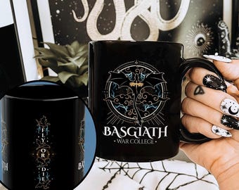Basgiath War College Mug, Fourth Wing Bookish Coffee Cup