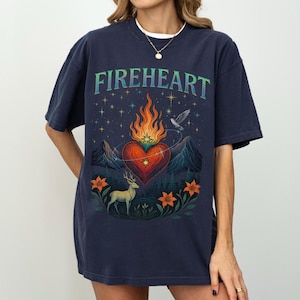 Aelin Galathynius Fireheart Shirt, Throne Of Glass T-Shirt, Kingsflame, The Thirteen Shirt, TOG Tee, Sarah J Maas, Bookish Gift for Reader