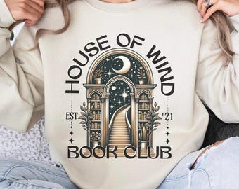 Haus des Windes Sweatshirt, ACOTAR Night Court Velaris Pullover, Bücherwurm Geschenk für Leseratten