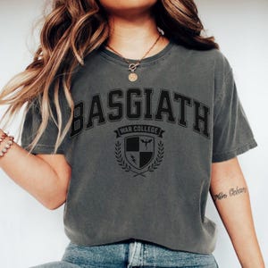 Basgiath Fourth Wing Shirt, Basgiath War College Tee, Violet Sorrengail, Xaden Riorson, Gift For Reader, Dragon Rider, Iron Flame Merch
