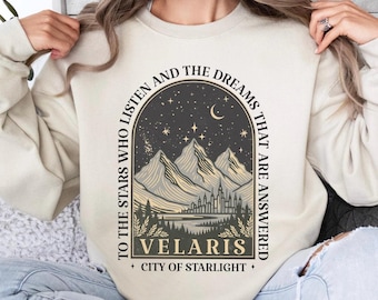 Velaris City Of Starlight-sweater, ACOTAR Night Court-sweater