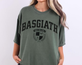 Basgiath War College T-Shirt, Fourth Wing Bookish Merch