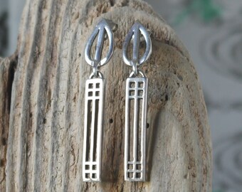 Vintage Scottish Sterling Silver Carrick Jewellers Limited Earrings studs