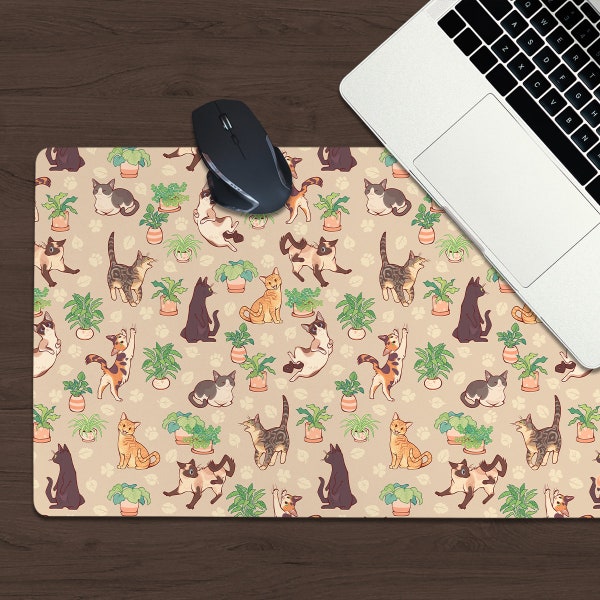 Thin Office Gaming Desk Mat | Cozy Michis Thin Desk Mat