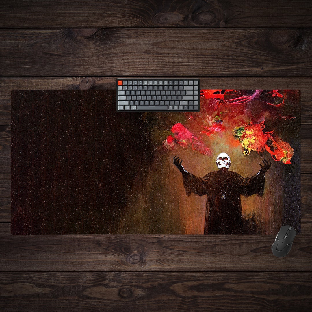 Inked Gaming Extended Mousepad Skull King XXL Extended Mousepad Etsy