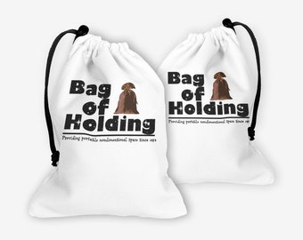 Tabletop Gaming Dice Bag | Bag of Holding Drawstring Bag