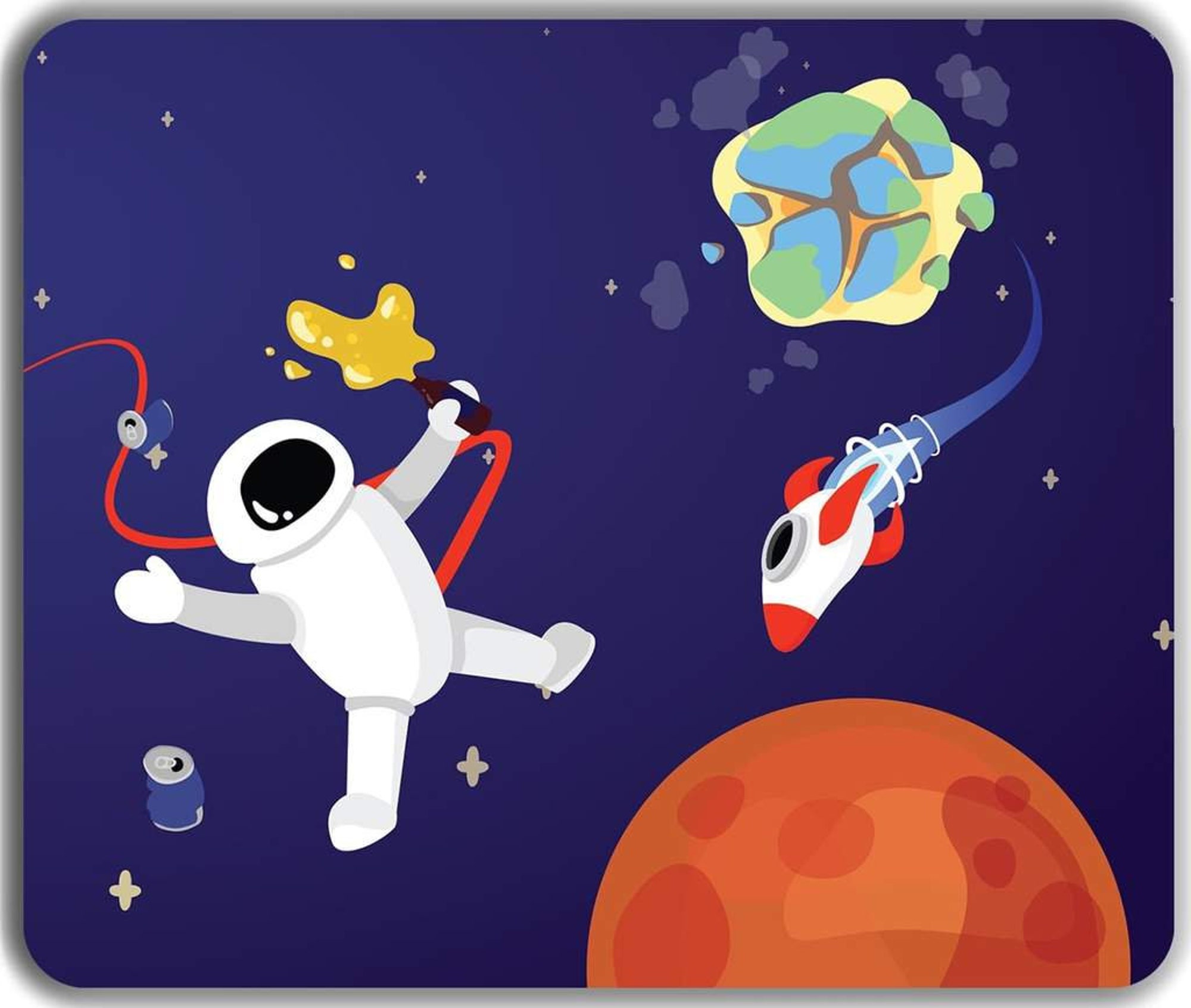 Discover Tapete De Rato Astronauta Desenho | Space Astronaut Mousepad