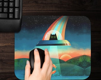 Desk Mousepad Inked Gaming | Purrfect Alien Mousepad