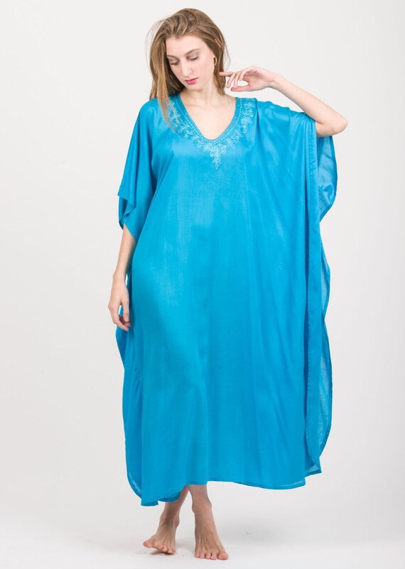 plus size beach caftan