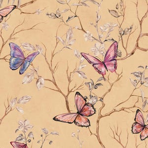 Carta da parati a farfalla - 'Papilio' realizzata su ordinazione