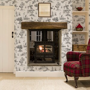 Curtain Panel | Hunting Toile main image 1