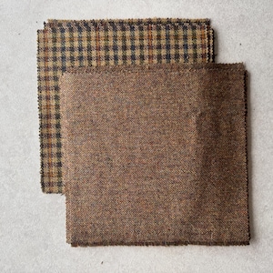 25cm x 25cm 10 Pack Tweed Squares. x5 of each colour. 100% new wool. Great for crafts. Blankets etc.