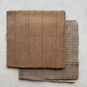 25cm x 25cm 10 Pack Tweed Squares. x5 of each colour. 100% new wool. Great for crafts. Blankets etc.