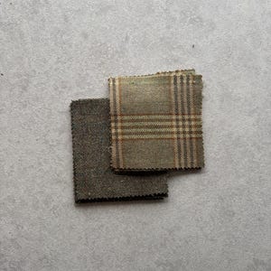 12cm x 12cm x12 Pack Tweed Squares - 4inch Tweed Squares - Mixed Colour Tweed-  100% new wool - Great for crafts. Blankets etc.