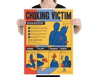 Choking Victim - Monster Restaurant Poster