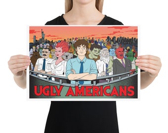 Ugly Americans - Premiere Mini Poster (18" x 12")