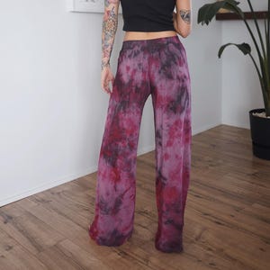 Baggy Pants with Elastic Waist for Zen Yoga. Boho Trousers for Summer Resort Wear. Comfortable Clothes. Goddess Dress for Burning Man.
