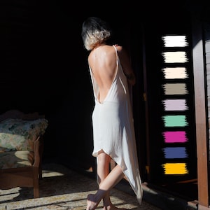 Linen Slip Dress - Linen Dress for Women - Linen Nightie